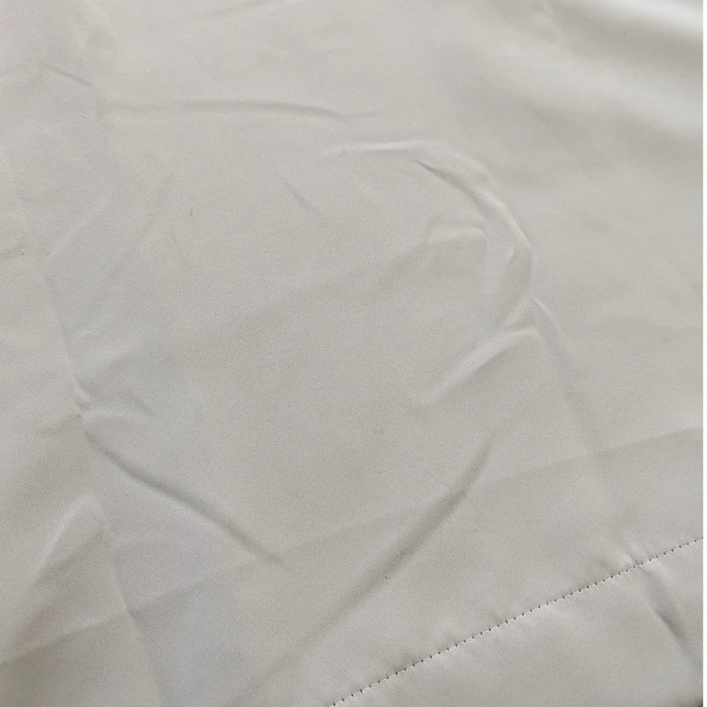 Unbranded Blackout‎ Curtain Panel PAIR Beige Grommet Top Minimalist 52wx63l